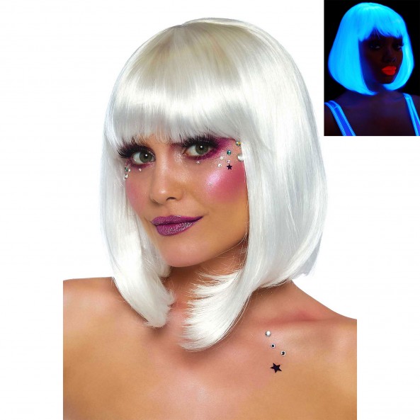 Carré Court Blanc Perlé