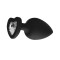 Bijou Anal Diamond Heart Noir Extra-Large
