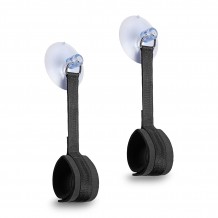 Paire de Menottes Ajustables Ventouses Velvet